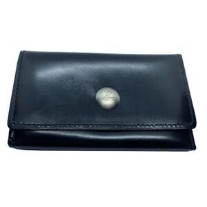 Authentic Agnes B. Black Patent Leather 5 Clip Key Case